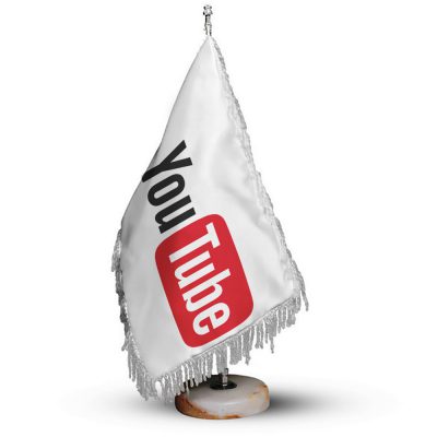 پرچم کوچک رومیزی شرکت یوتیوب
