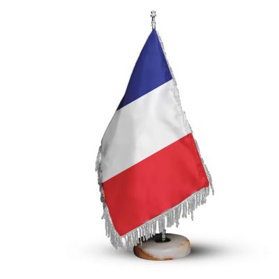 پرچم پایه سنگی و شیری کشور فرانسه