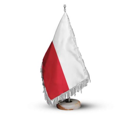 پرچم دو رنگ لهستان کشور قاره اروپا
