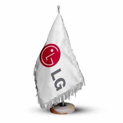 پرچم رومیزی و تشریفات شرکت لوازم الجی LG