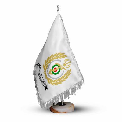 پرچم رومیزی و تشریفات وزارت دفاع و پشتیبانی نیروهای مسلح جمهوری اسلامی ایران