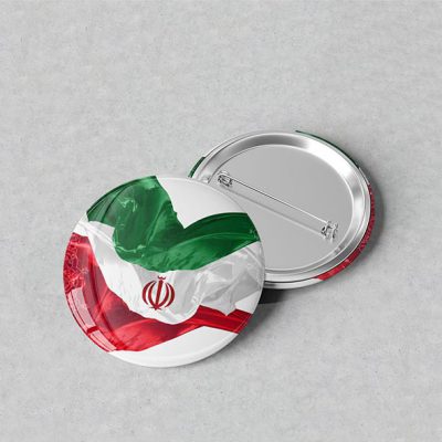 پیکسل سوزنی 44 میلیمتر پرچم مواج ایران