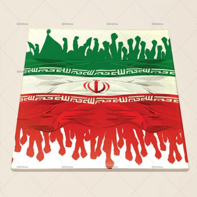 کاشی مدل سرامیکی با عکس پرچم ایران