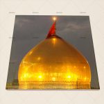 کاشی مدل سرامیکی مذهبی عکس گنبد امام حسین